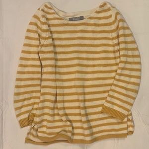 Marled Striped Sweater
